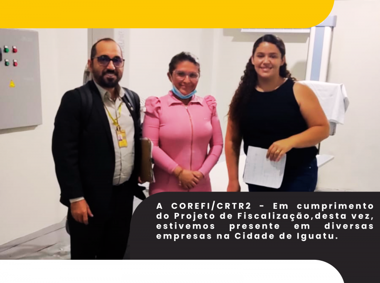 A COREFI_CRTR2 - Em cumprimento do Projeto de Fiscalização,desta vez, estivemos presente em diversas empresas na Cidade de Iguatu